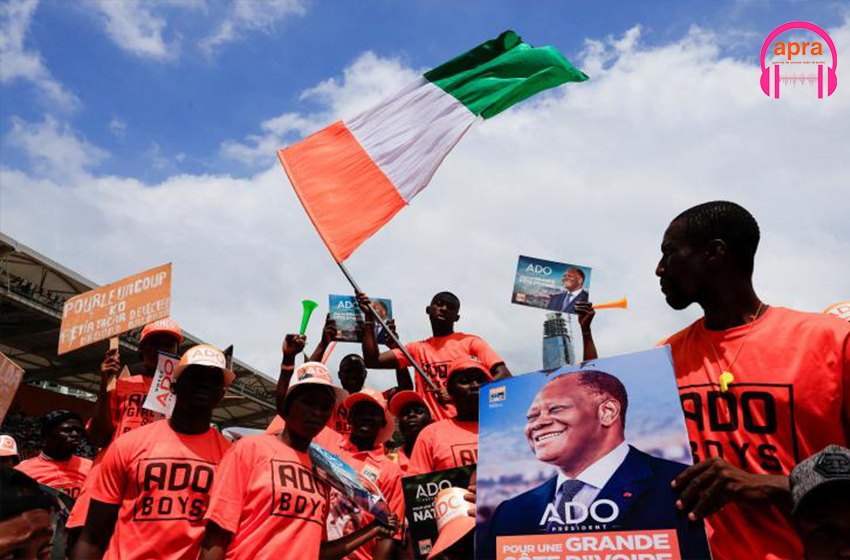 Réélection d’Alassane Ouattara : Un nouveau mandat salué par le RHDP et acté par l’opposition.