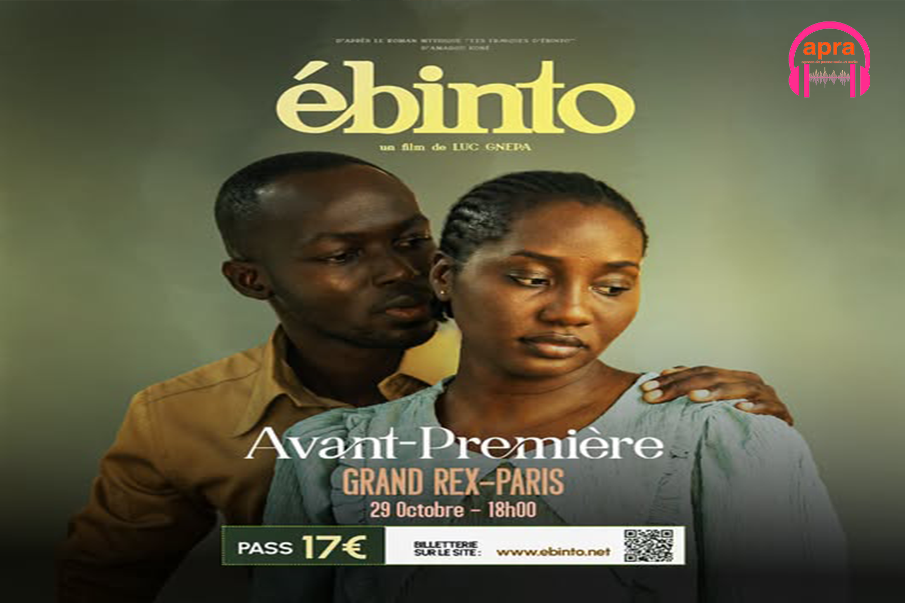 CINÉMA/ « Ébinto » quitte les pupitres et s'invite sur le grand écran du Rex : Paris s'apprête à vivre un moment d'histoire.