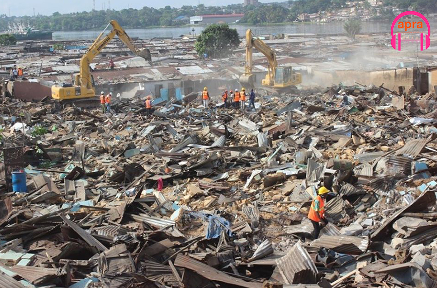 Second déguerpissement à Yopougon Gesco : une école primaire, un collège et des habitations détruits