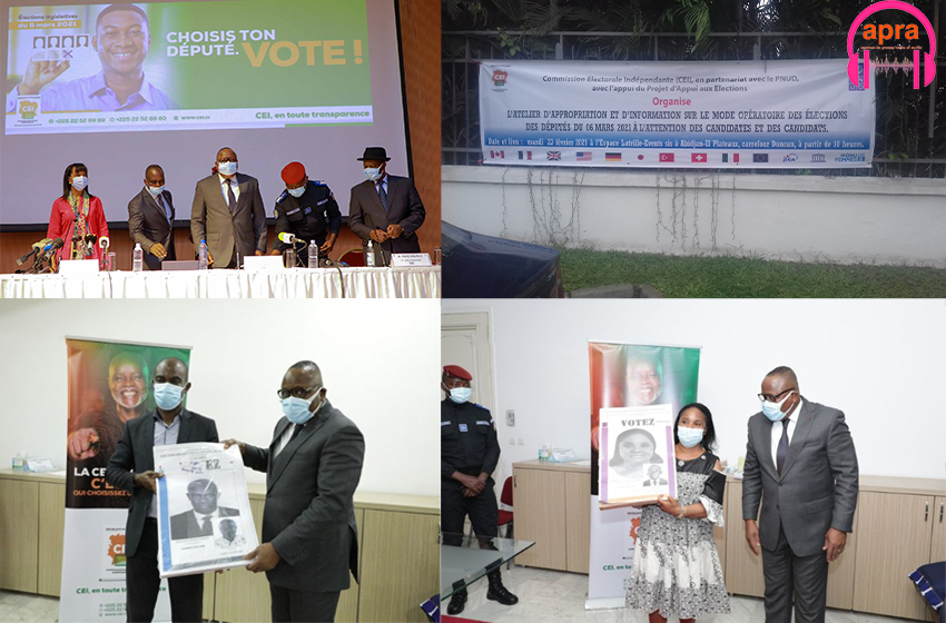 UN ATELIER DE FORMATION ORGANISE PAR LA CEI SUR LE MODE OPERATOIRE DES LEGISLATIVES