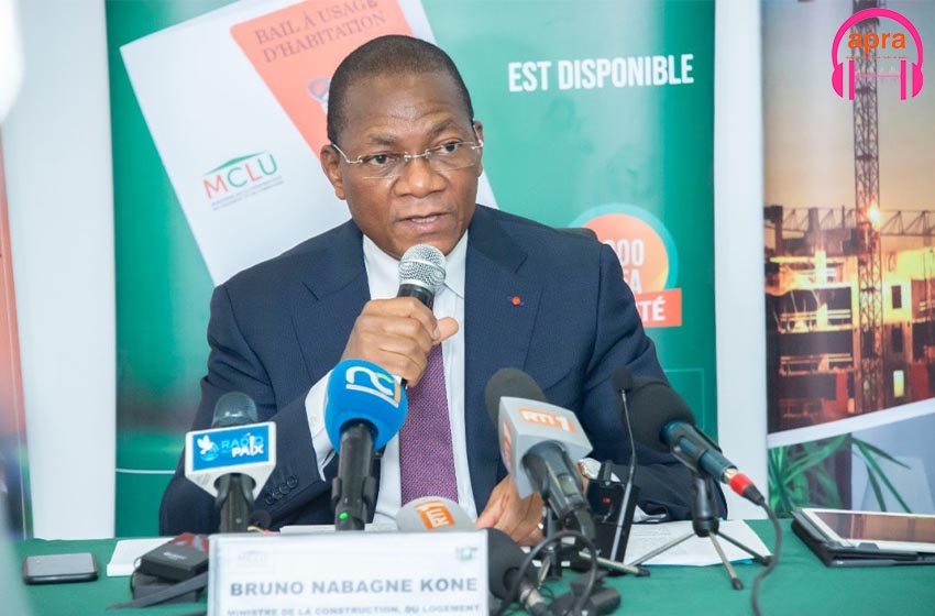 Bruno Koné ministre de la Construction du Logement et de l'Urbanisme dresse un bilan