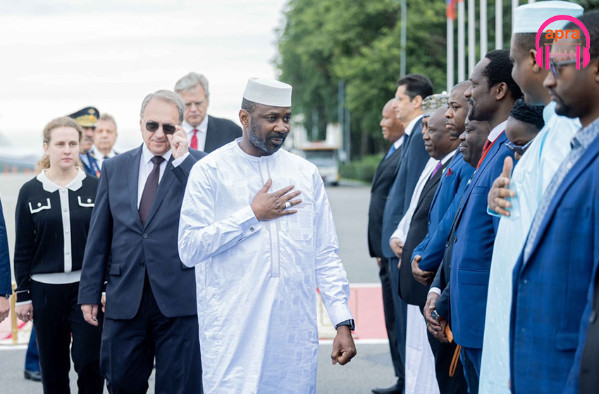 Diplomatie : Assimi Goïta en visite officielle à Moscou  