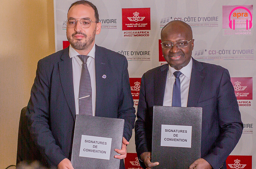 Développement des affaires : Royal Air Maroc et la CCI-Côte d’Ivoire unissent leurs forces au profit des PME