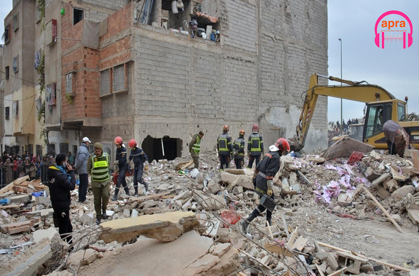 Maroc au moins 22 morts dans l’effondrement de deux immeubles.