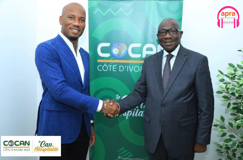 Football/CAN 2023 : Didier DOGBA reçu par le président du COCAN