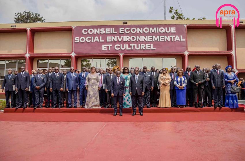 Rentrée solennelle du Conseil Economique, Social, Environnemental et Culturel (CESEC).