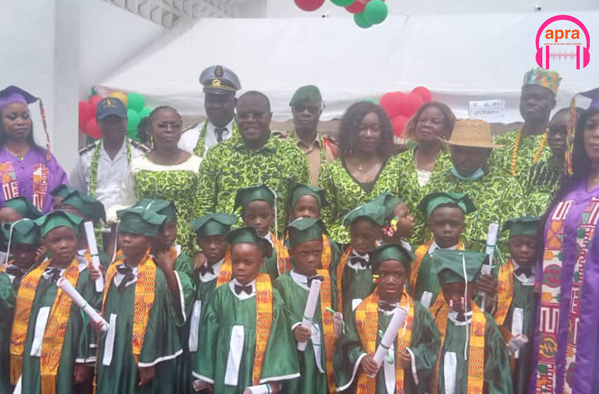 Education : la garderie d'enfants du débarcadère de Lokodjro en fête