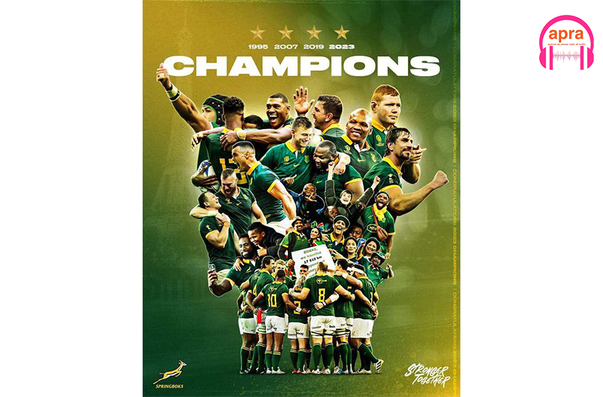 Coupe du monde de Rugby : l’Afrique du Sud sur le toit du monde
