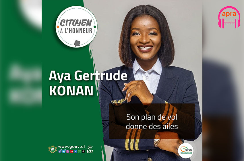 Citoyen à l’honneur, Aya Gertrude Konan : son plan de vol donne des ailes