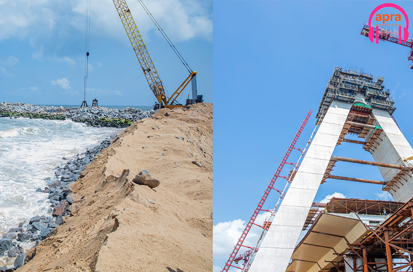 Société : Visite de terrain du Premier Ministre Patrick Achi sur les chantiers de l’embouchure de Grand-Bassam et du pont de Cocody(Abidjan).