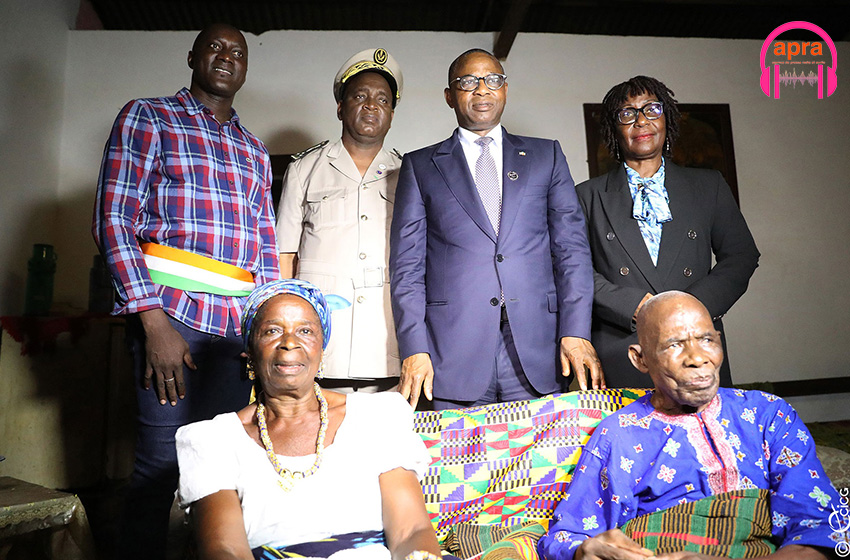 En prélude à la ronde du social 4 : Honore Grobri (91 ans), l’homme le plus âge de