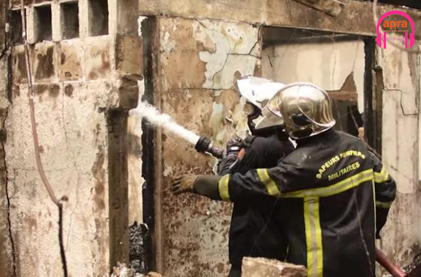 Côte d’Ivoire : un incendie à Cocody fait des dégâts.