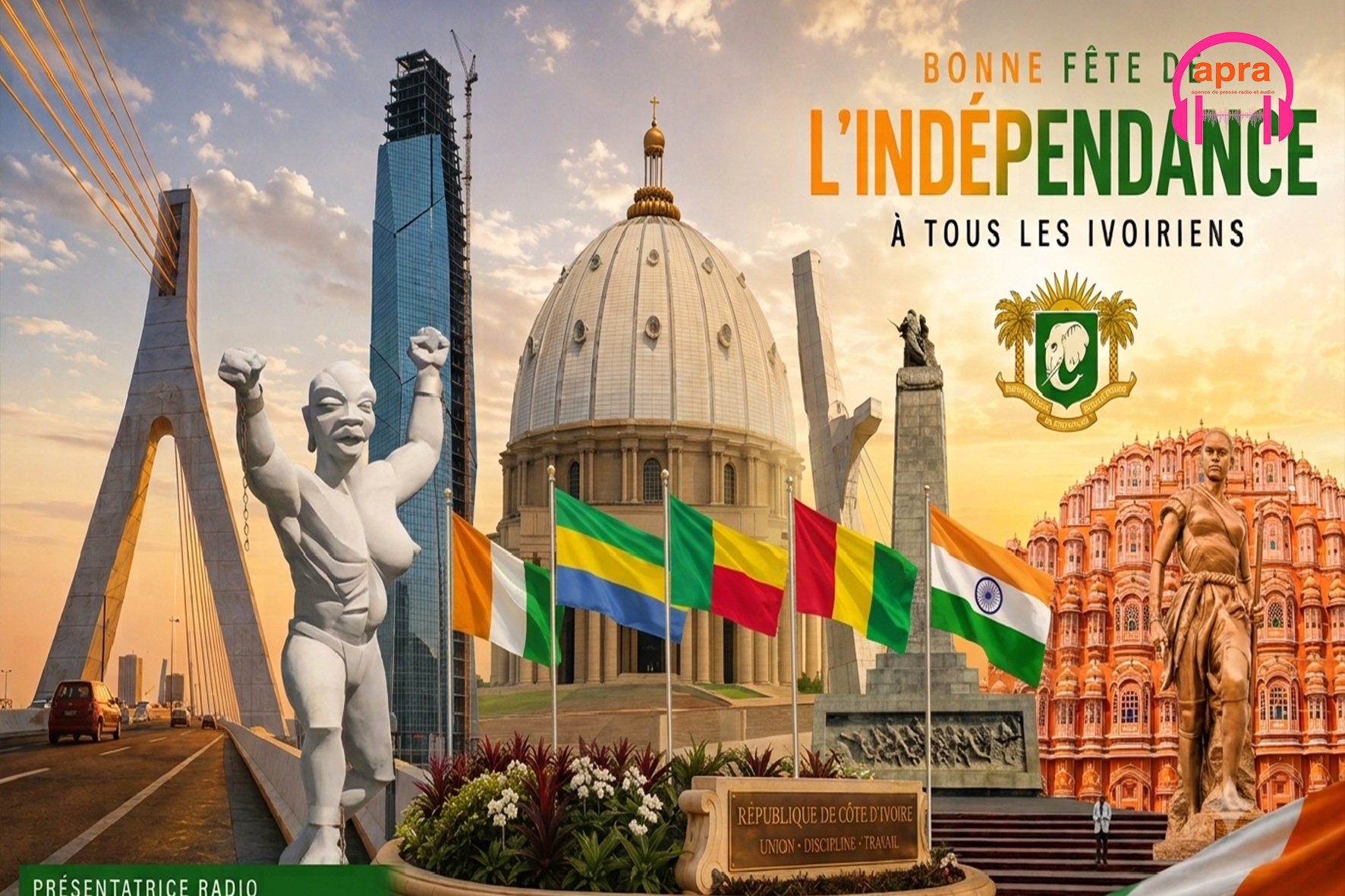 CULTURE / 66ᵉ Fête de l’Indépendance : la Côte d’Ivoire célèbre l’unité des peuples avec l’Afrique et au-delà.