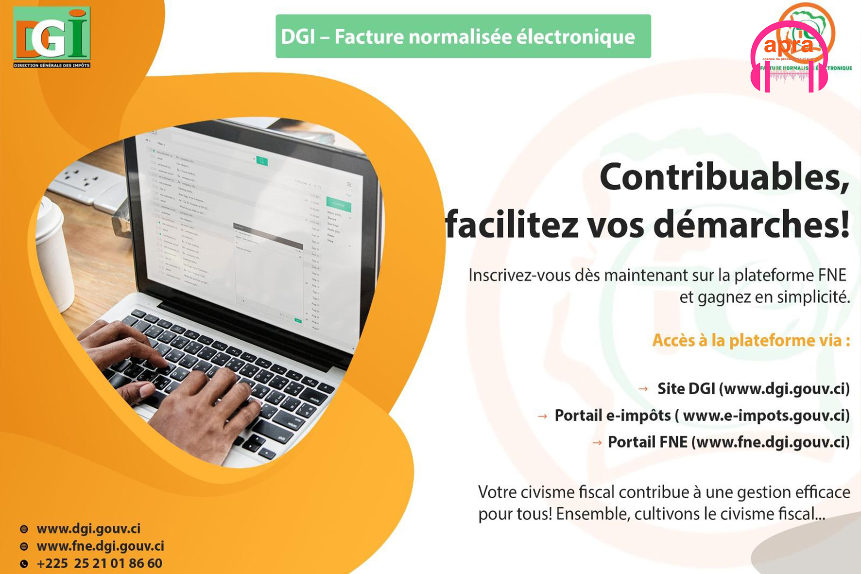 Économie : Facturation électronique, la DGI annonce des contrôles à partir du 1er septembre.