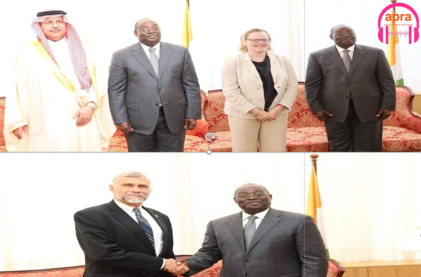 03 ambassadeurs reçus par le vice-président ivoirien