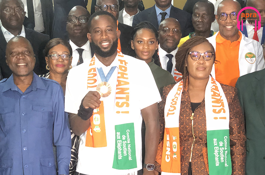 Sport : Après son sacre aux JO Cheick Cissé Sallah reçu en triomphe à Abidjan