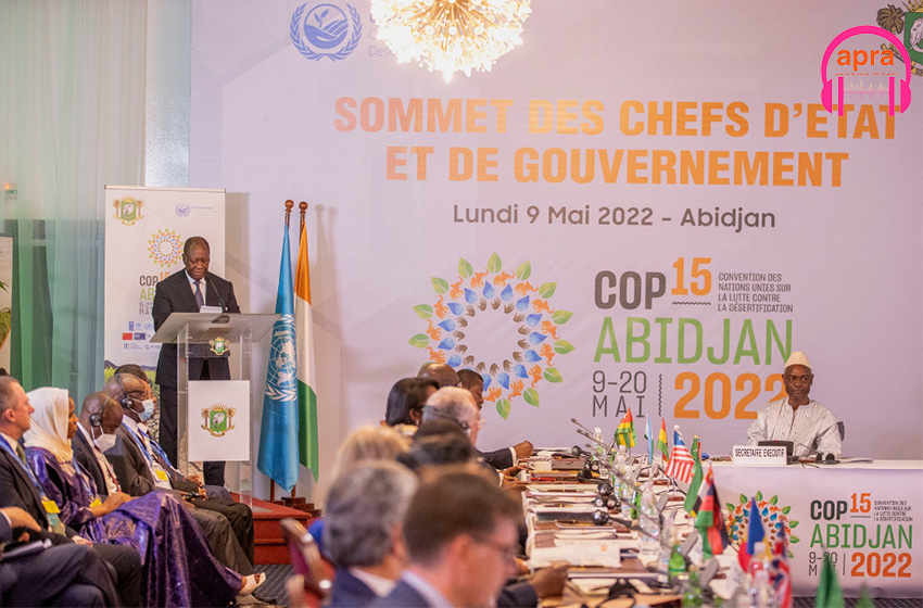 Cop 15 : Le président de la république présente ‘’ l'initiative d’Abidjan’’.
