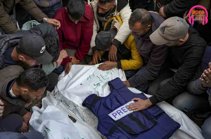 Cinq journalistes palestiniens tués dans une frappe israélienne à Gaza