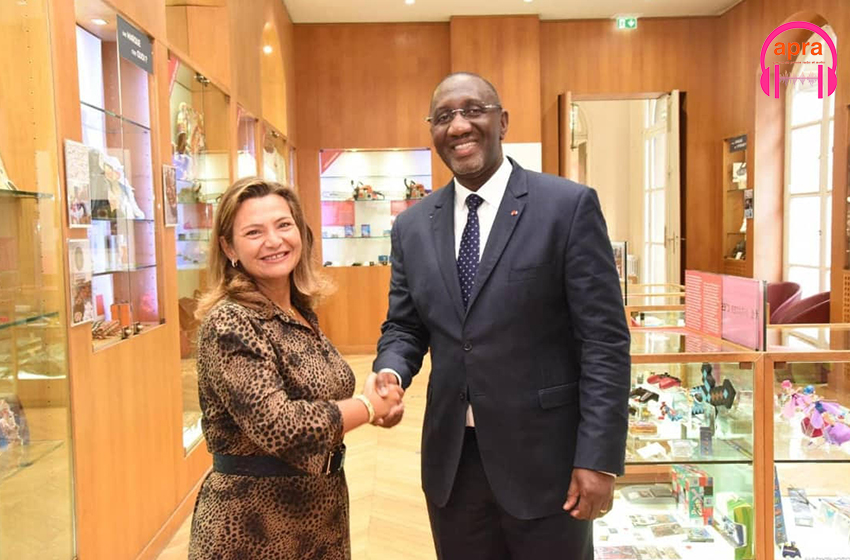 Lutte contre la contrefaçon : le Ministre Souleymane Diarrassouba échange avec le Comité Anti-Contrefaçon de France