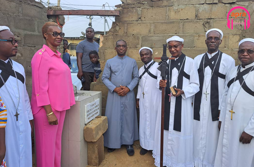 Anono : la communauté Harris pose la première pierre du "Groupe Scolaire William Wade Harris"