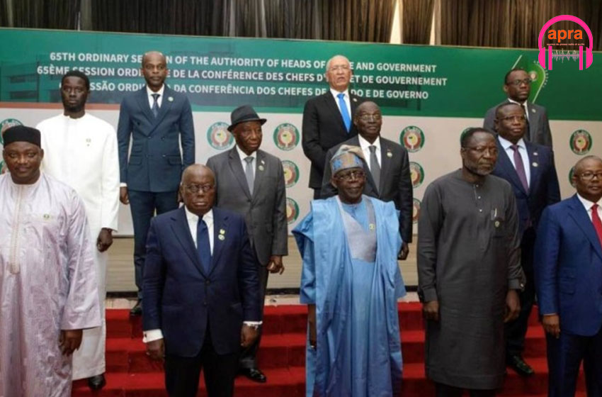 Institution : ouverture du 65e sommet des chefs d’Etat de la CEDEAO