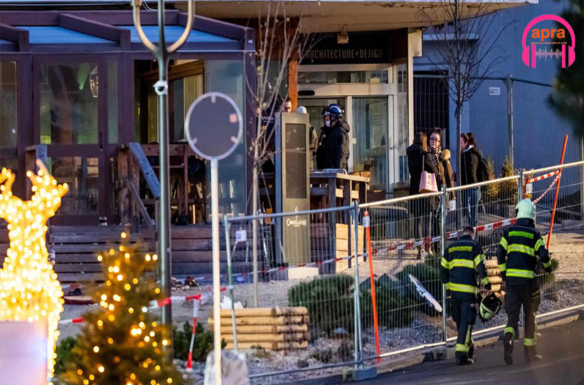 ACTUALITÉ INTERNATIONALE / Nouvel An tragique en Suisse : une soirée de fête tourne au cauchemar, plus de 40 morts dans l’incendie d’un bar.