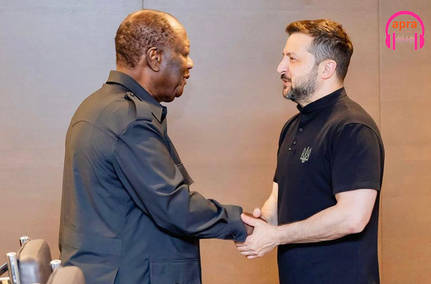 International : Ouattara et Zelensky se sont parlés