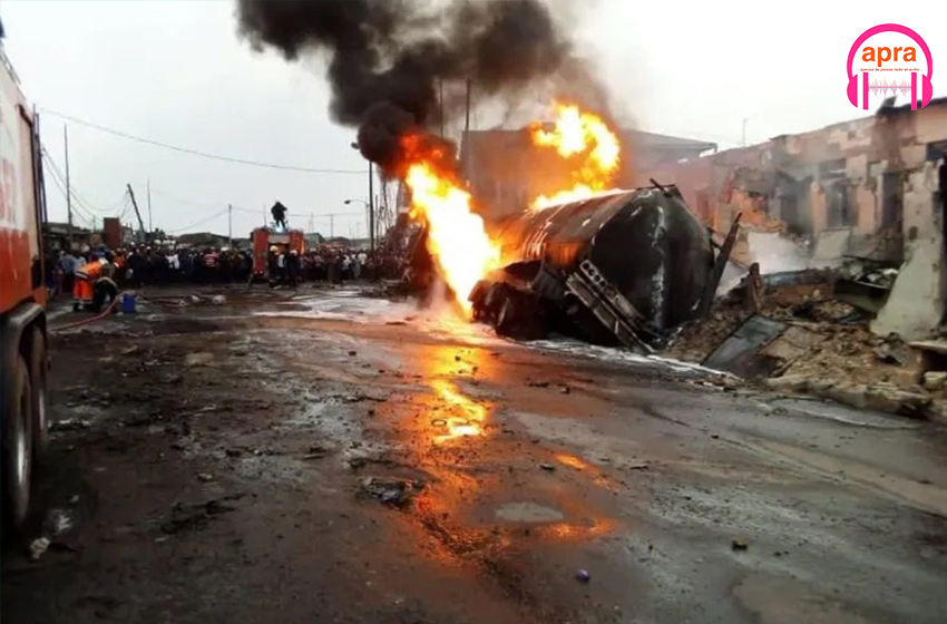 Actualité africaine : L’explosion d’un camion-citerne fait 29 morts et 42 blessés au Nigeria.