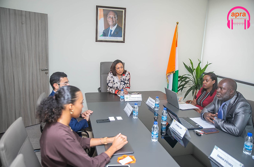 Culture: La ministre de la Culture reçoit en audience le directeur Général du Groupe Filatex