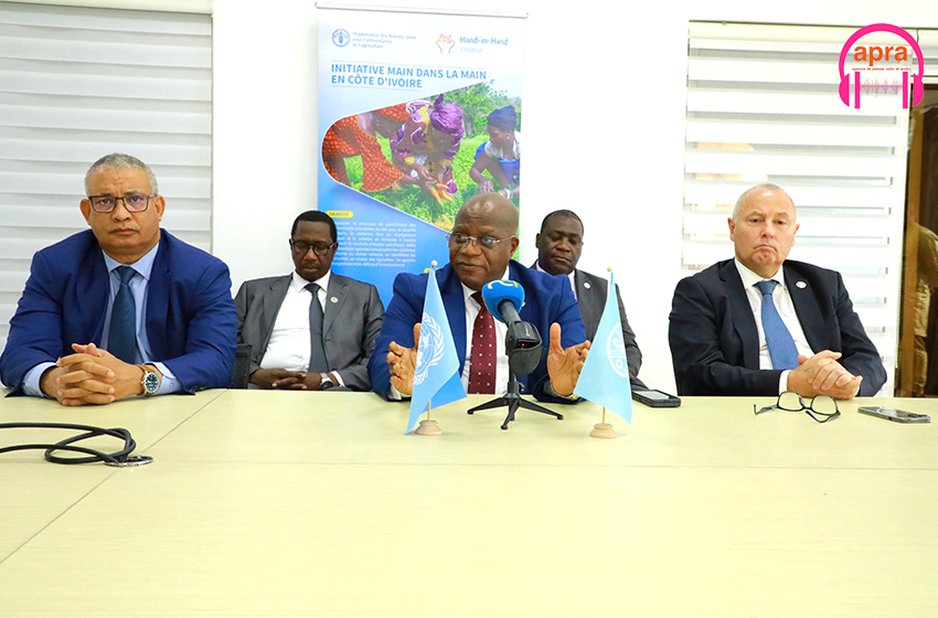 Sécurité alimentaire et nutritionnelle en Afrique : la FAO et le gouvernement ivoirien lancent en octobre prochain l’Initiative Main dans la Main (MdM)