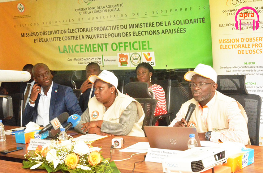 Municipales et régionales 2023 : 250 observateurs et 27 superviseurs de l’observatoire de la solidarité et de la cohésion sociale (OSCS) seront déployés dans des lieux de vote.