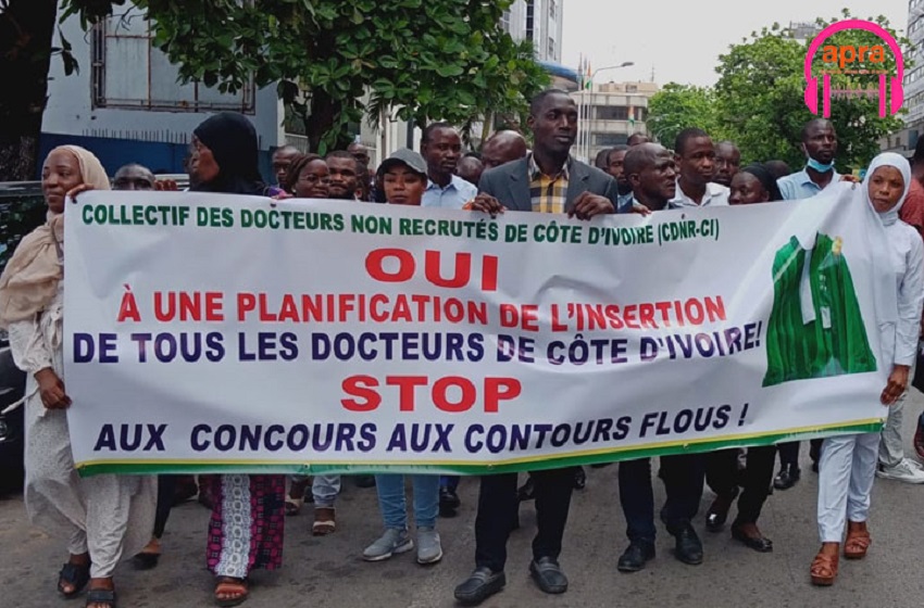 Situation socioprofessionnelle : Les docteurs non recrutes de côte d’ivoire organisent une marche pacifique