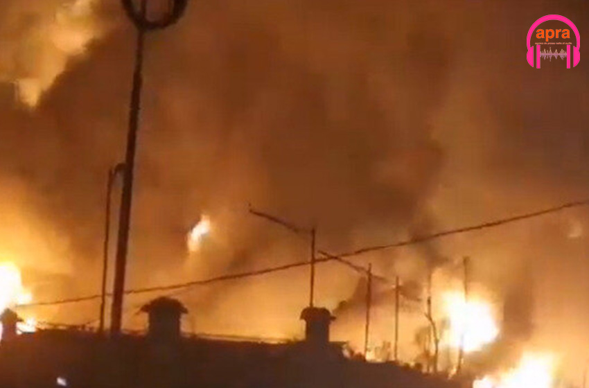 Incendie : une explosion dans un dépôt d'hydrocarbures à kouloum (Guinée Conakry)