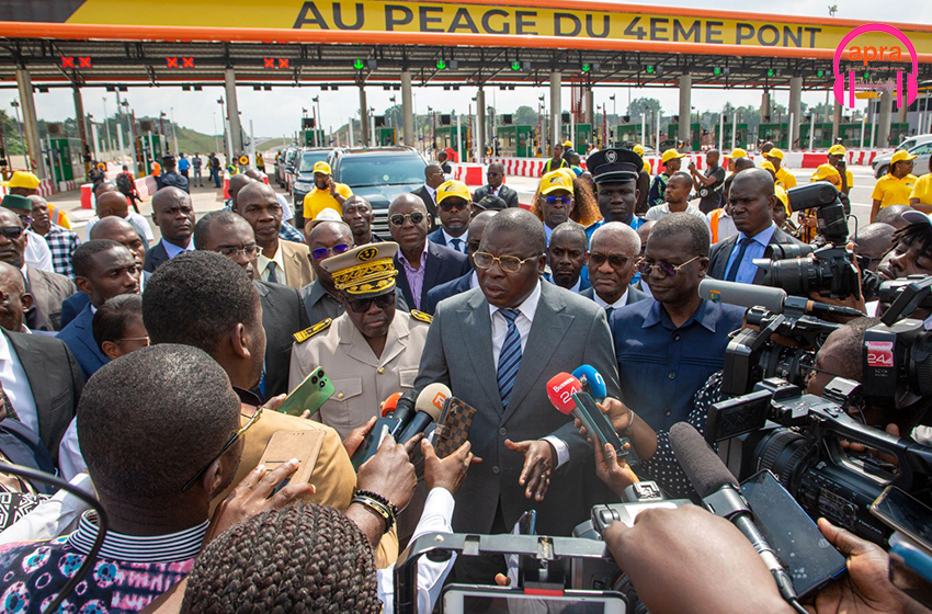 Infrastructure routière : ouverture et mise en service officielle du poste à péage du 4e pont d'Abidjan