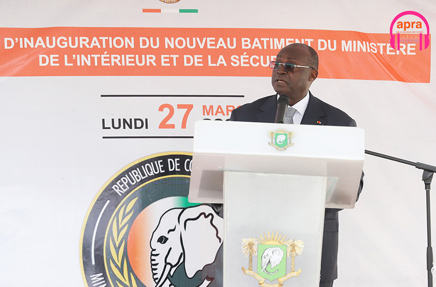 Ministère de l’intérieur et de la sécurité : le vice-président Tiémoko Meyliet Koné inaugure le nouveau siège au plateau