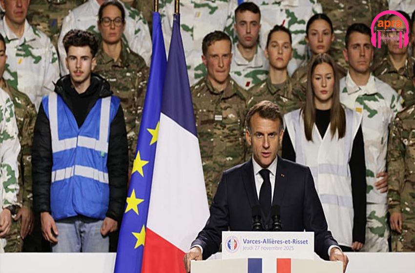 Actualité internationale / France : Un nouveau service national militaire volontaire dès 2026.