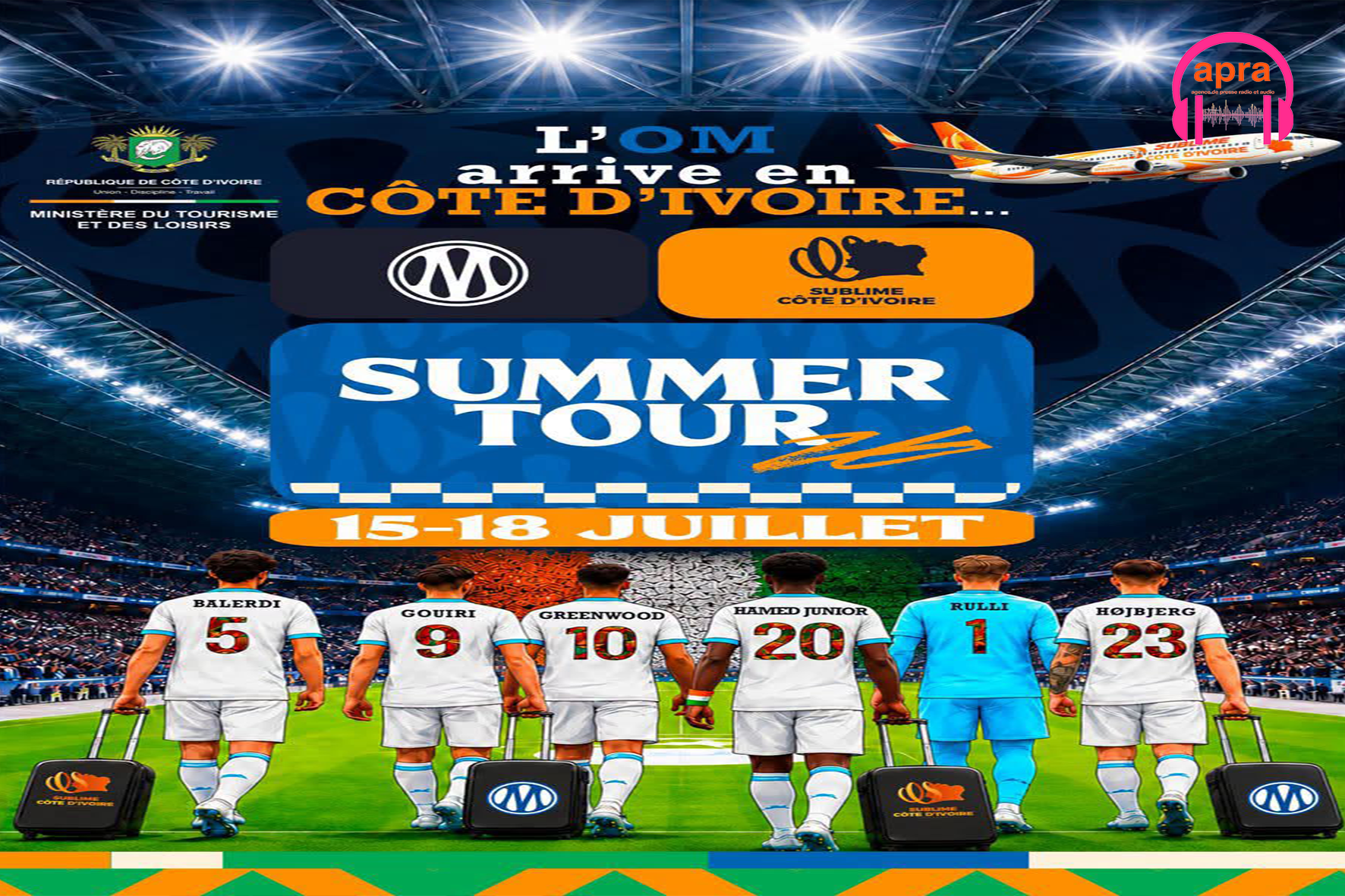 CULTURE / L’Olympique de Marseille débarque en Côte d’Ivoire : une tournée entre football, passion et rayonnement touristique.