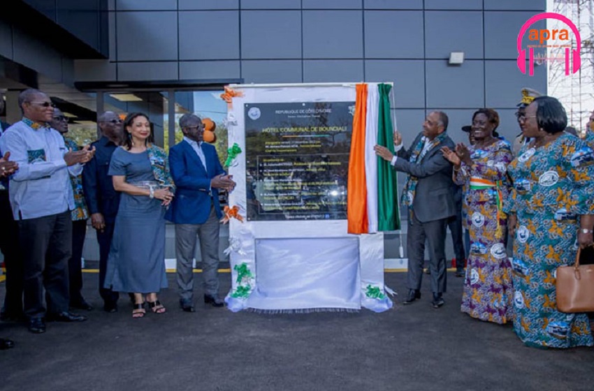 Économie :  le Premier Ministre Patrick Achi inaugure l'Hôtel Communal de Boundiali