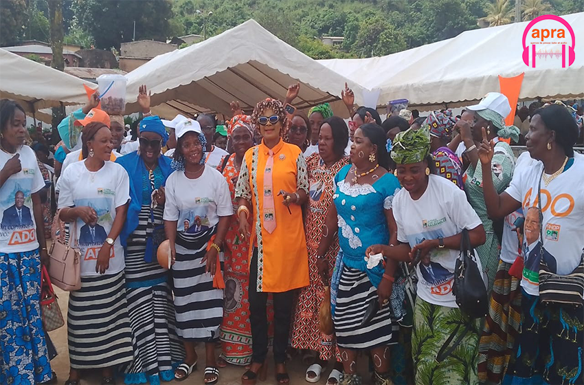 Présidentielle 2025 en Côte d’Ivoire/ Logoualé : Jeannette Badouel affiche une confiance totale et vise la victoire au premier tour pour Alassane Ouattara.