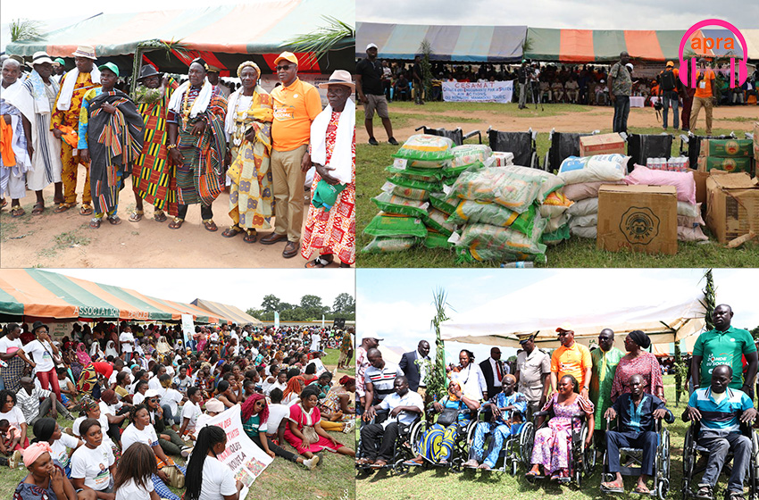 5eme étape de la ronde du social : les cotisations CMU de 2 000 personnes en situation de vulnérabilité a BahBulifla prises en charge par le chef de l’état, sur une année