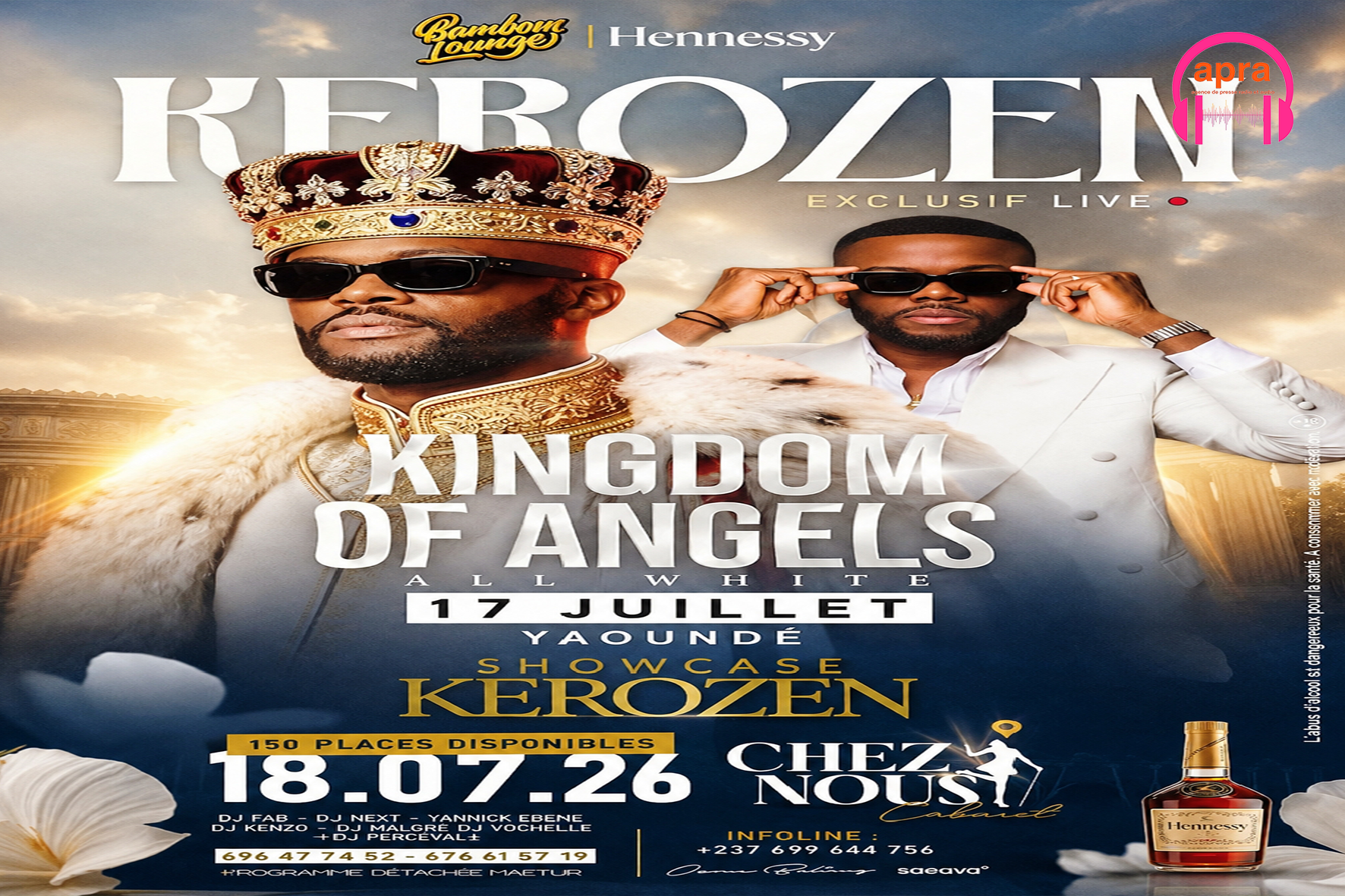 MUSIQUE / Double dose de Kerozen : Yaoundé et Douala en ligne de mire.