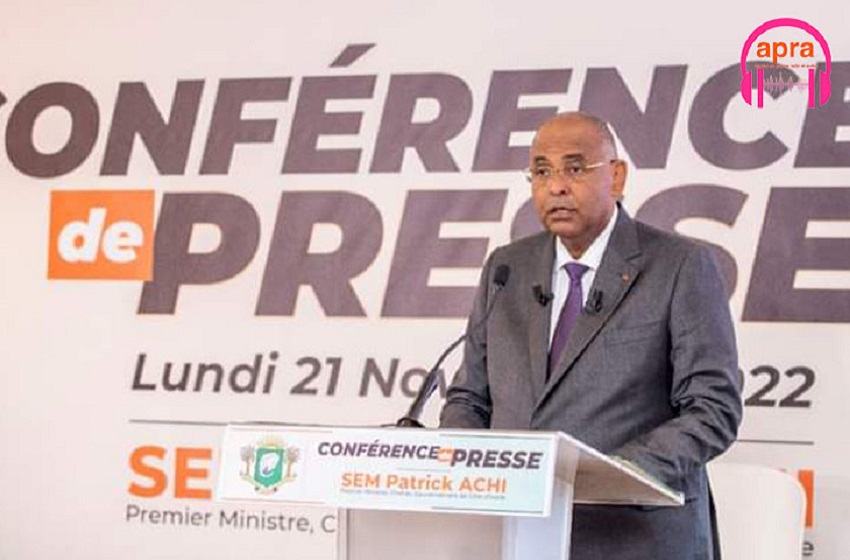 Primature : Patrick Achi présente le programme social du gouvernement